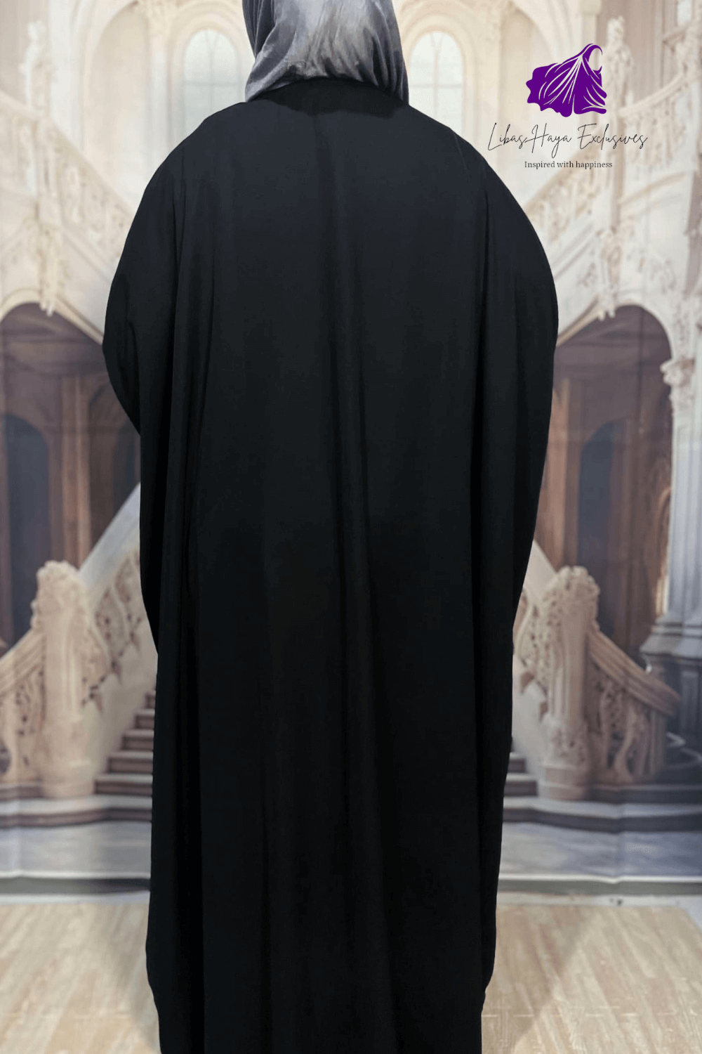 backof batwing abaya