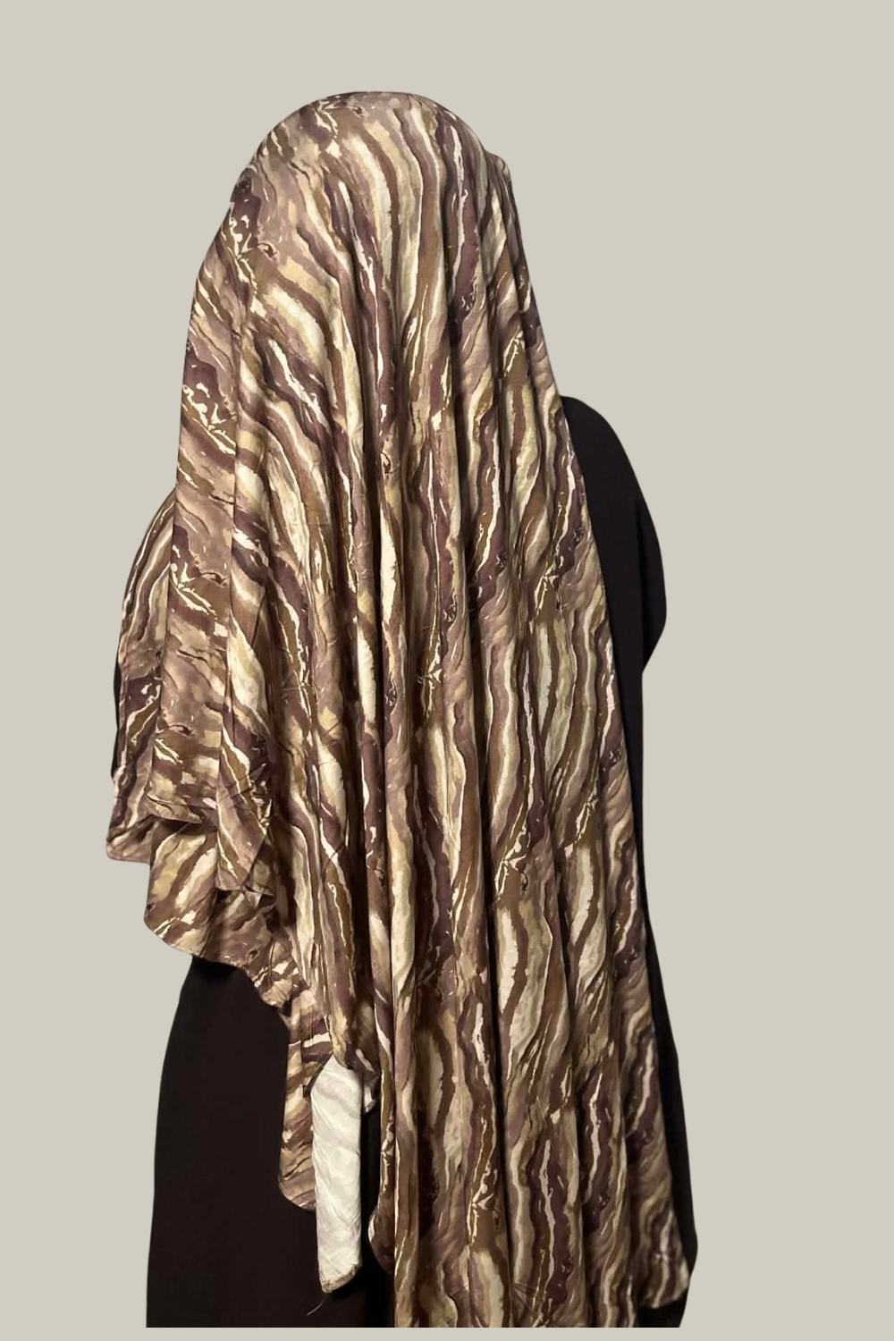 Printed Cotton Jersey Hijab | Soft Stretch Everyday Hijab