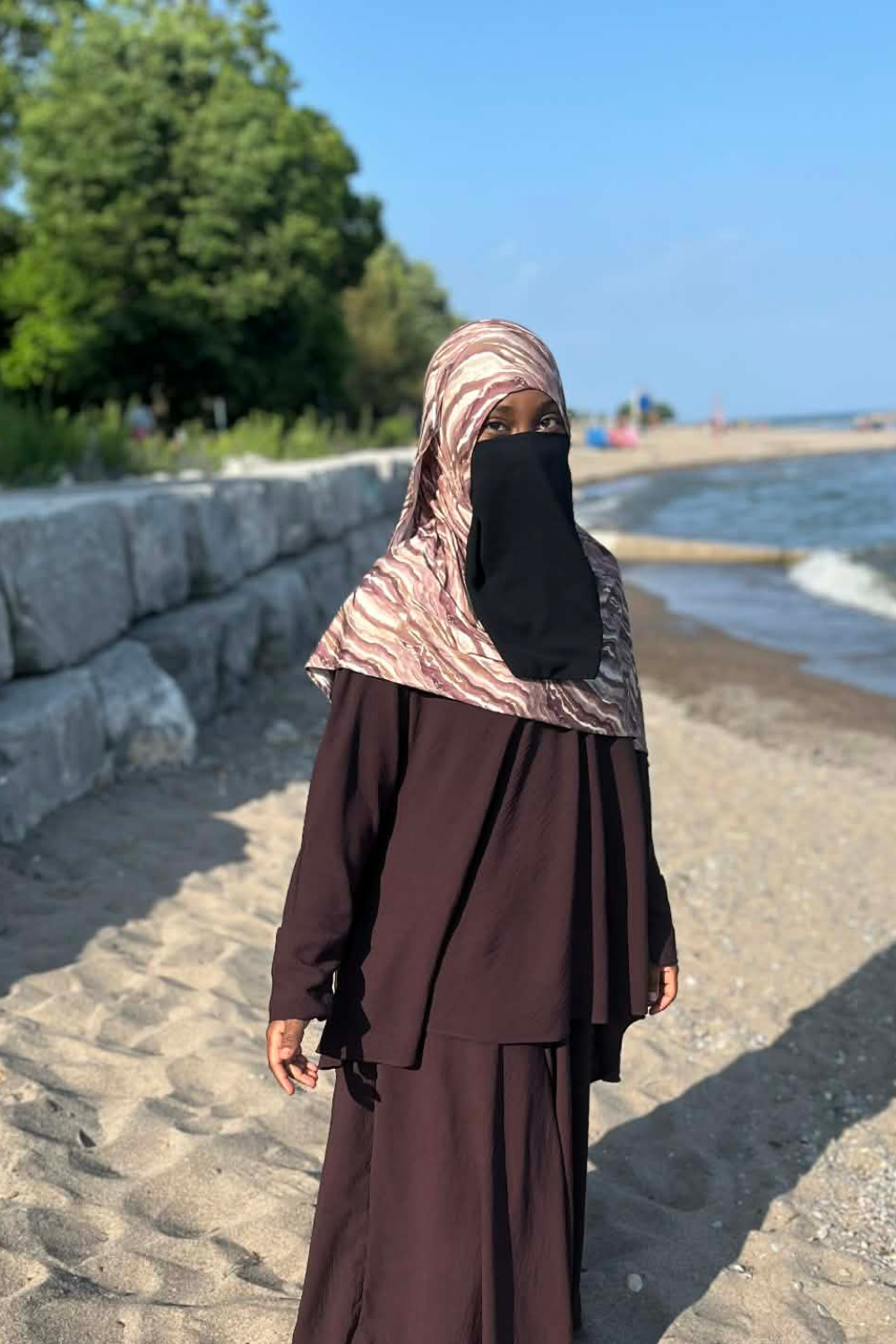 Printed Cotton Jersey Hijab | Soft Stretch Everyday Hijab