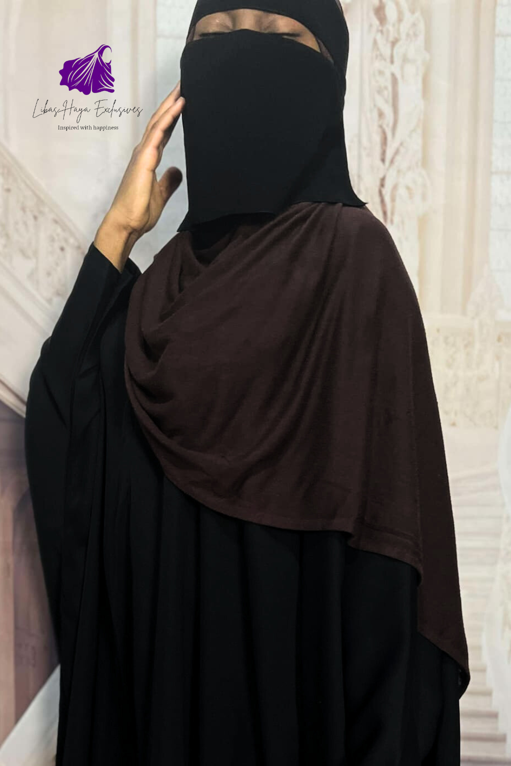 black short niqab