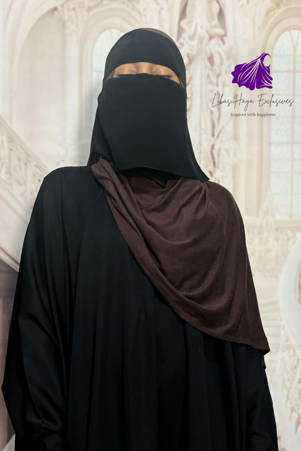 front black niqab