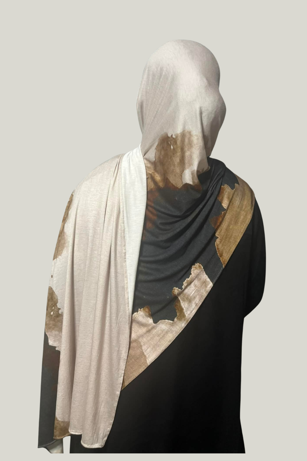 Printed Cotton Jersey Hijab | Soft Stretch Everyday Hijab