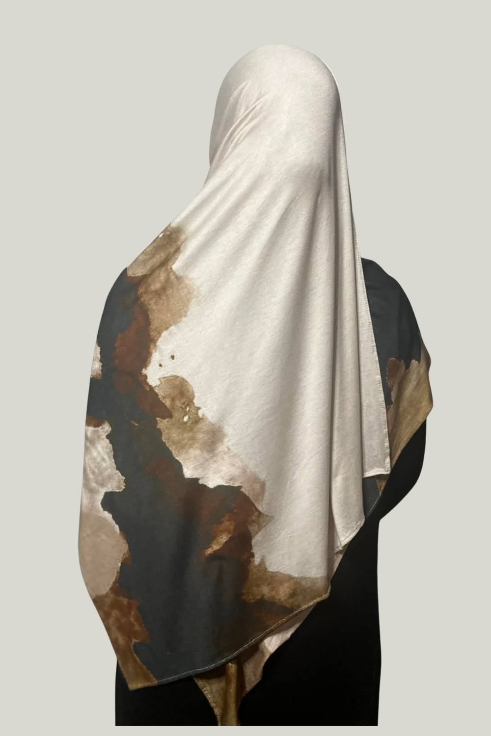 Printed Cotton Jersey Hijab | Soft Stretch Everyday Hijab