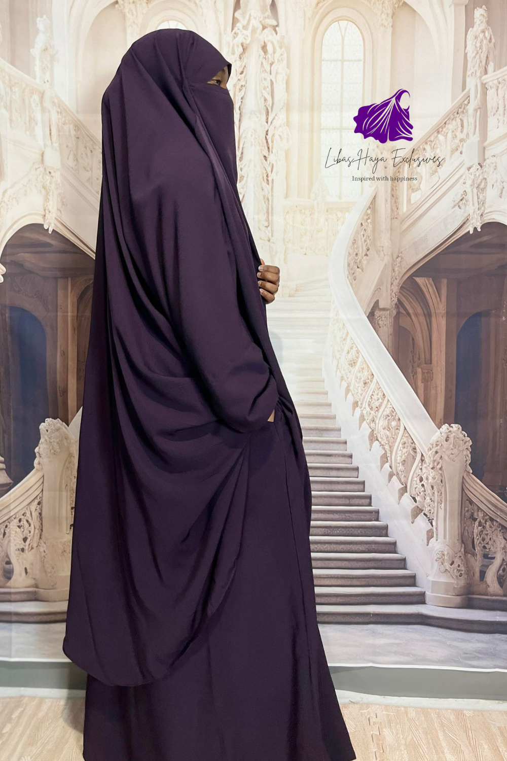 purple Jilbab by Libas-haya exclusives in Purple 
