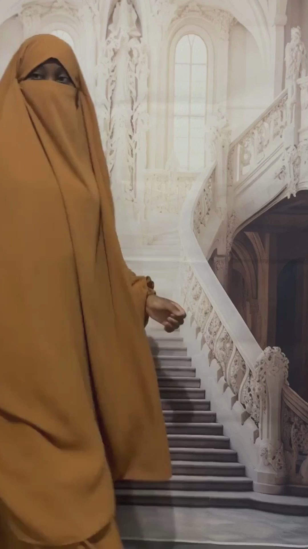 jilbab video in Dusty Orange