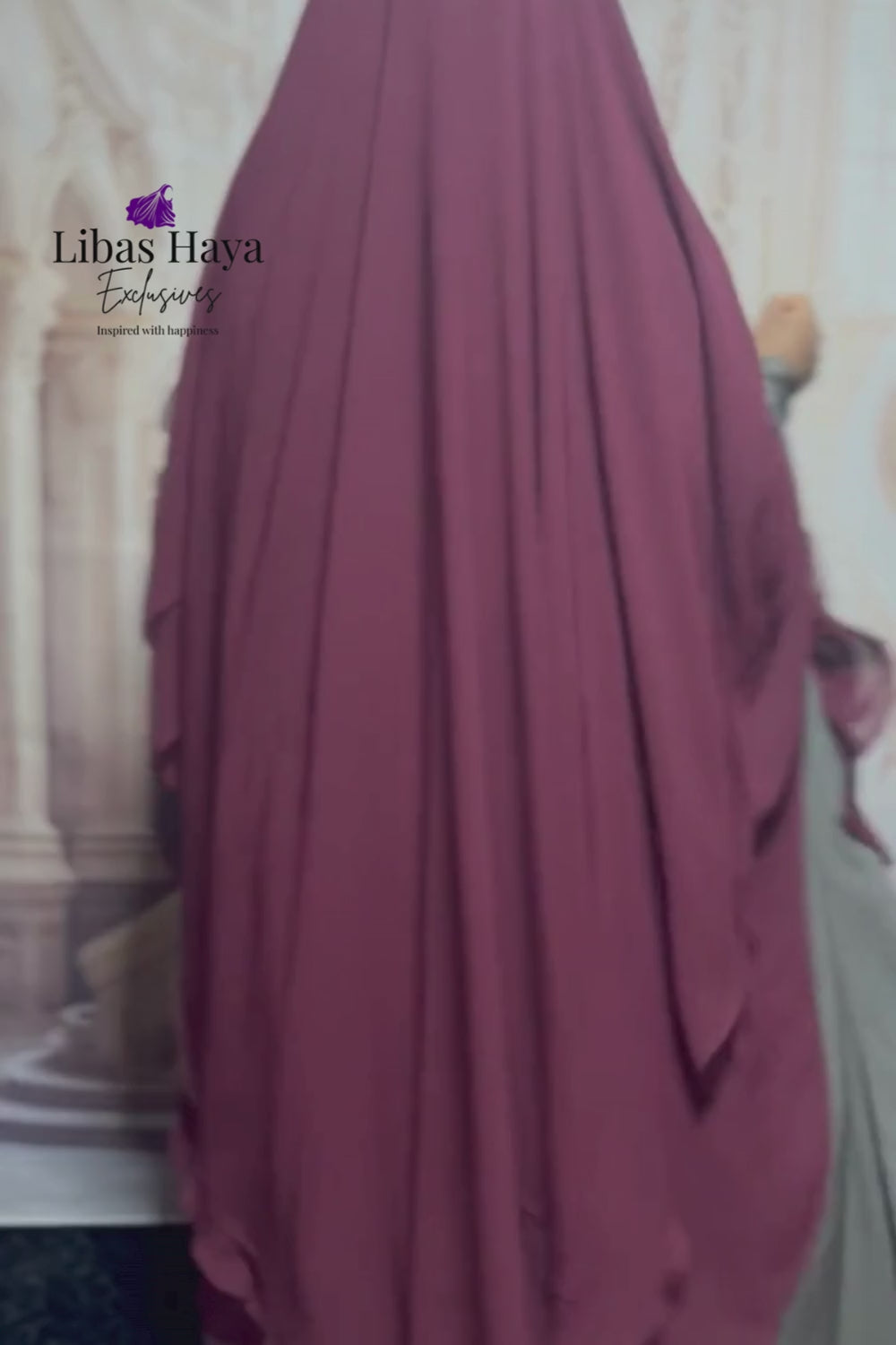 Khimar -Two Layer Khimar, Aniqah Khimar double layer