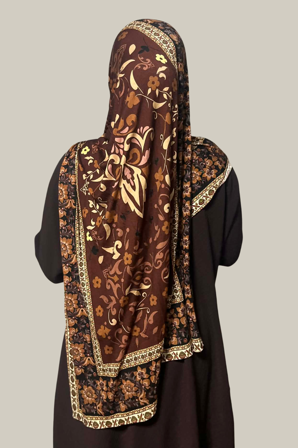 Printed Cotton Jersey Hijab | Soft Stretch Everyday Hijab