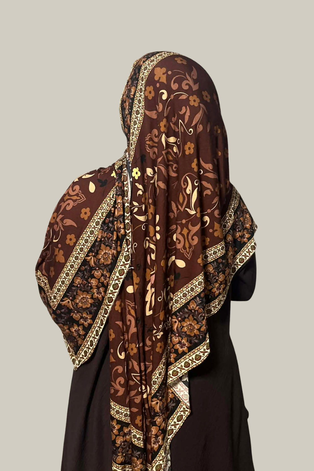 Printed Cotton Jersey Hijab | Soft Stretch Everyday Hijab
