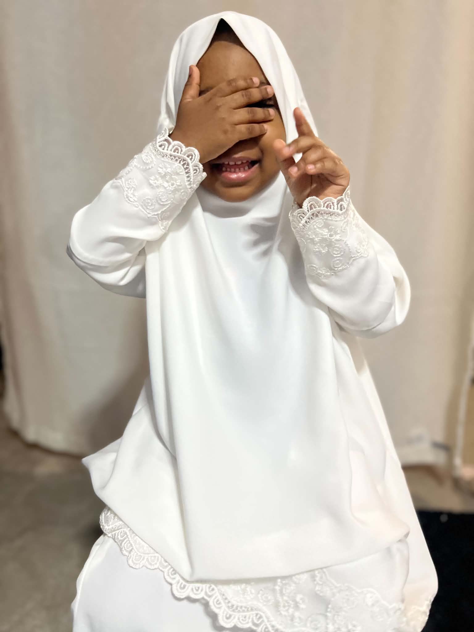 Amani Mommy & Me Lace Jilbab Set